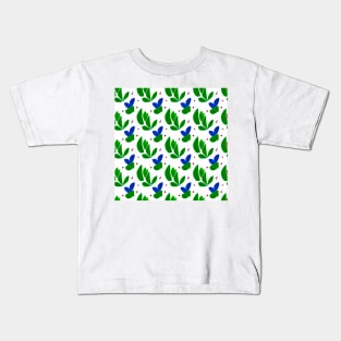 Sassy Summer Abstract Flowers (MD23SMR005) Kids T-Shirt